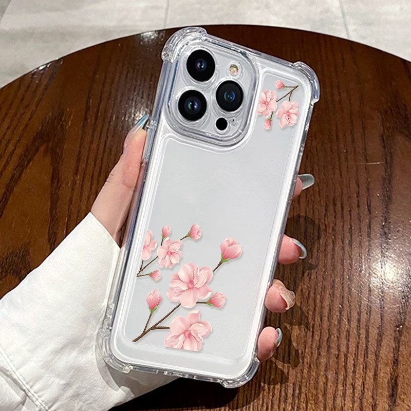 Plants X - Cute Pink Cherry Blossom Phone Case
