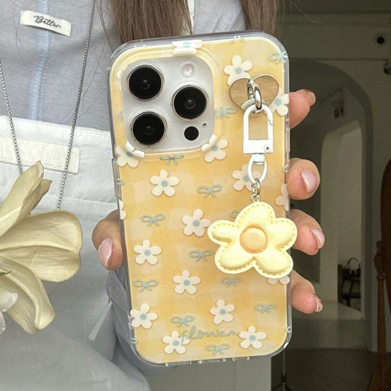 Plants X - Cute Yellow Flower Pattern Phone Case