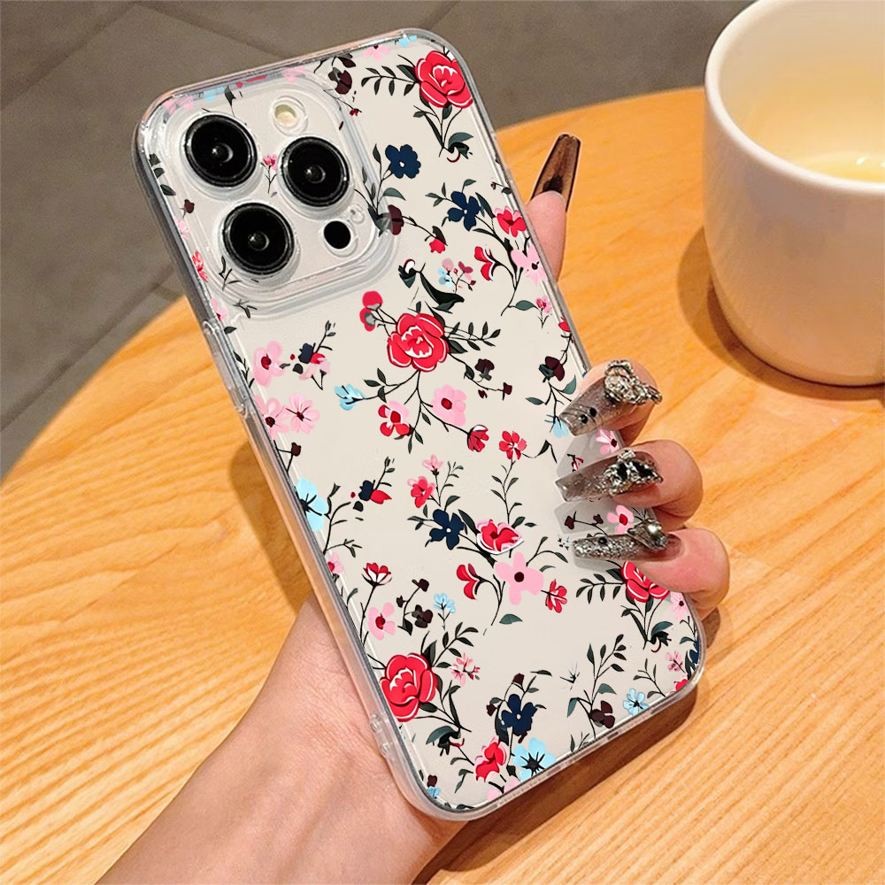 Plants X - Flowers Plants Clear Phone Case For