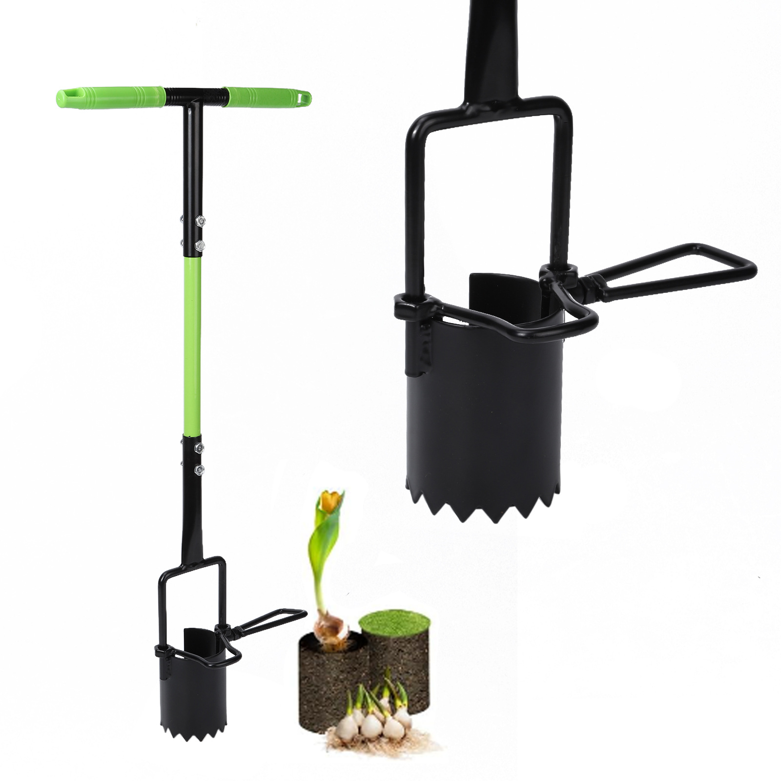 Plant Parents - Bulb Planter Tool Grass Plugger Tool