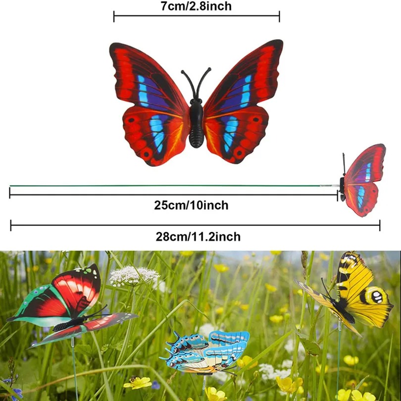 5-50Pcs Waterproof Butterfly G - مراجعة Plant Parents وسعره