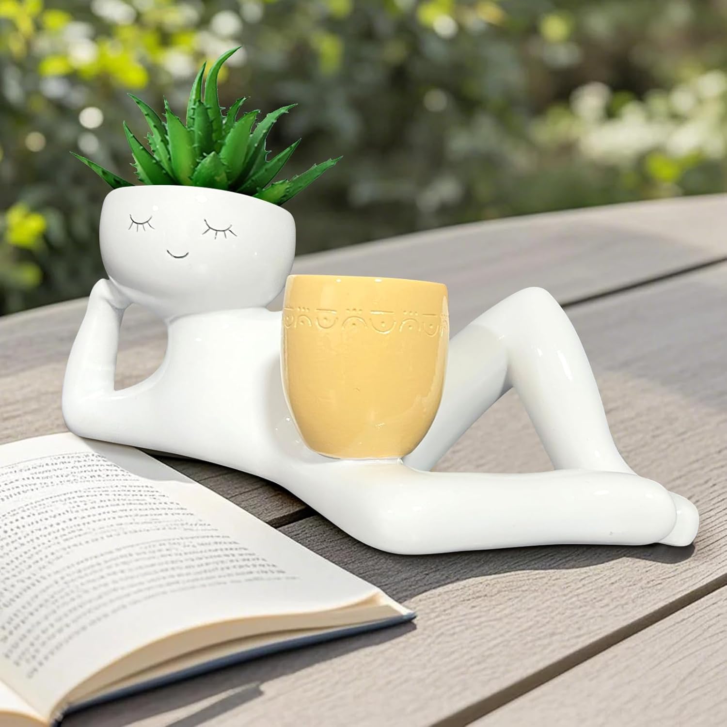 Lazy Little Guy Planter Unique - مراجعة Plant Parents وسعره