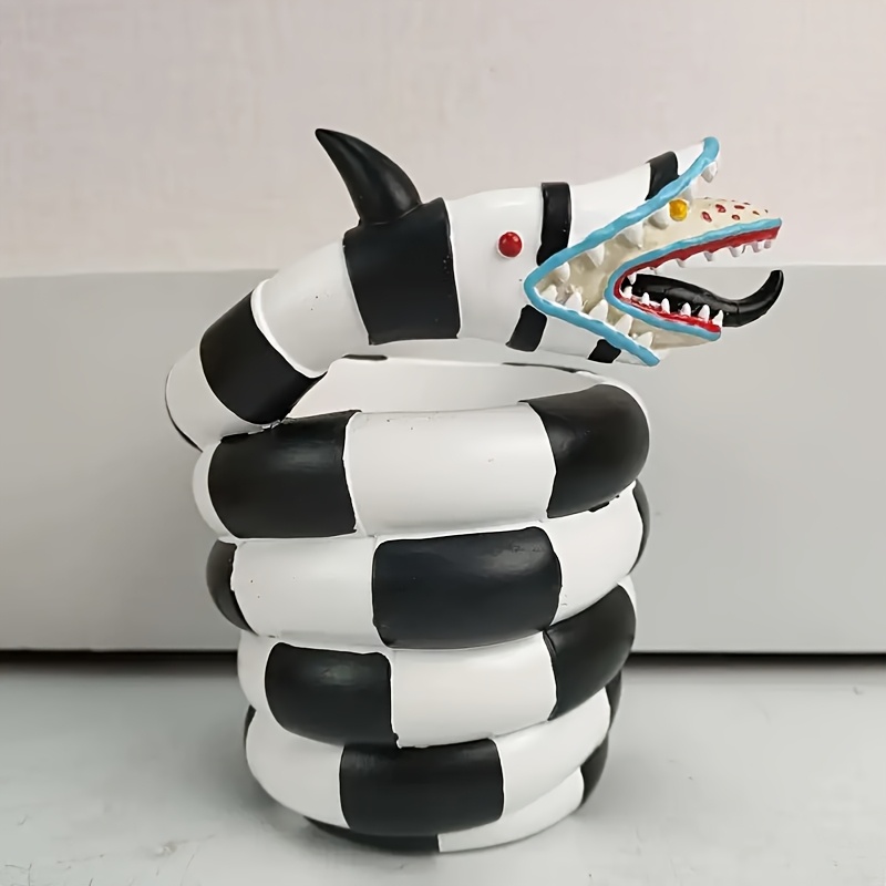 Snake Resin Flower Pot Creativ - مراجعة Snake Plant Ceramic وسعره