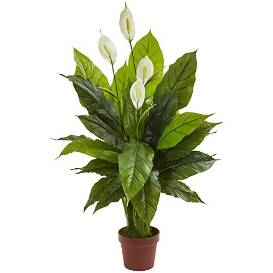 42in Artificial Peace Lily Pla - مراجعة Peace Lily White وسعره