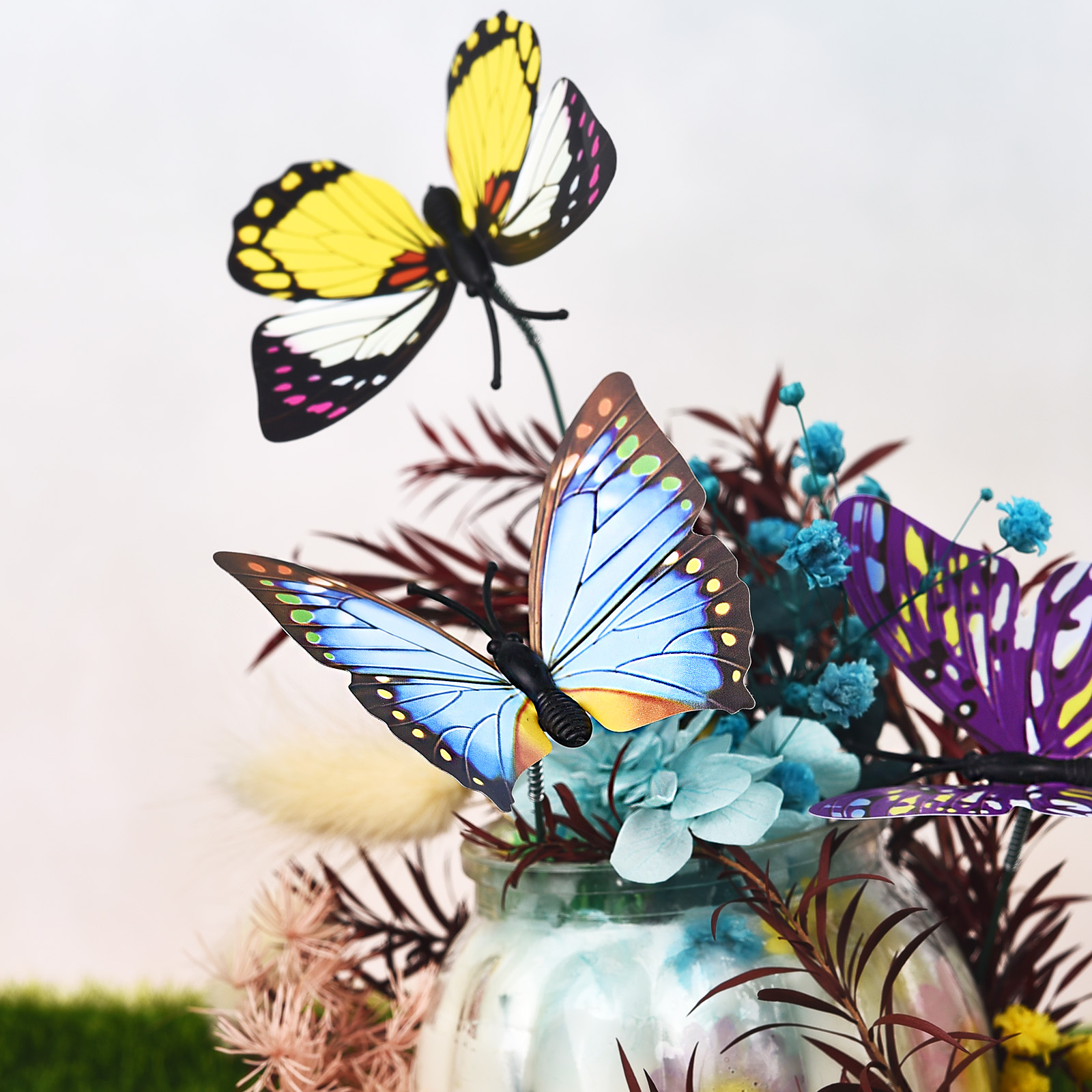 24Pcs/set Butterflies Garden Y - مراجعة Plant Parents وسعره