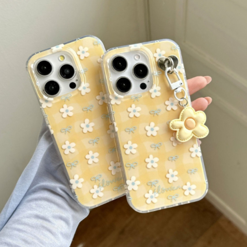 Cute Yellow Flower Pattern Pho - مراجعة Plants X وسعره