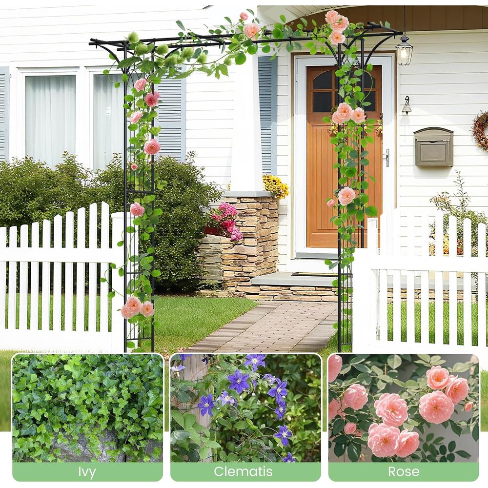 Sturdy Metal Garden Arch with  - مراجعة Plants X وسعره