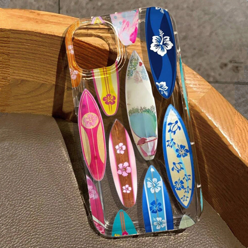 Flower Surfboard Print Clear C - مراجعة Plants X وسعره