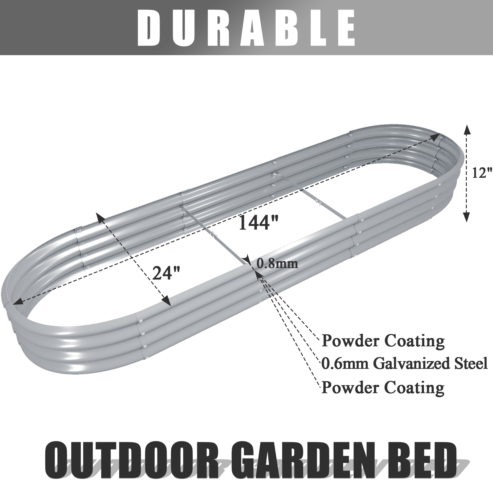 12x2x1FT Galvanized Raised Gar - مراجعة Plant Parents وسعره
